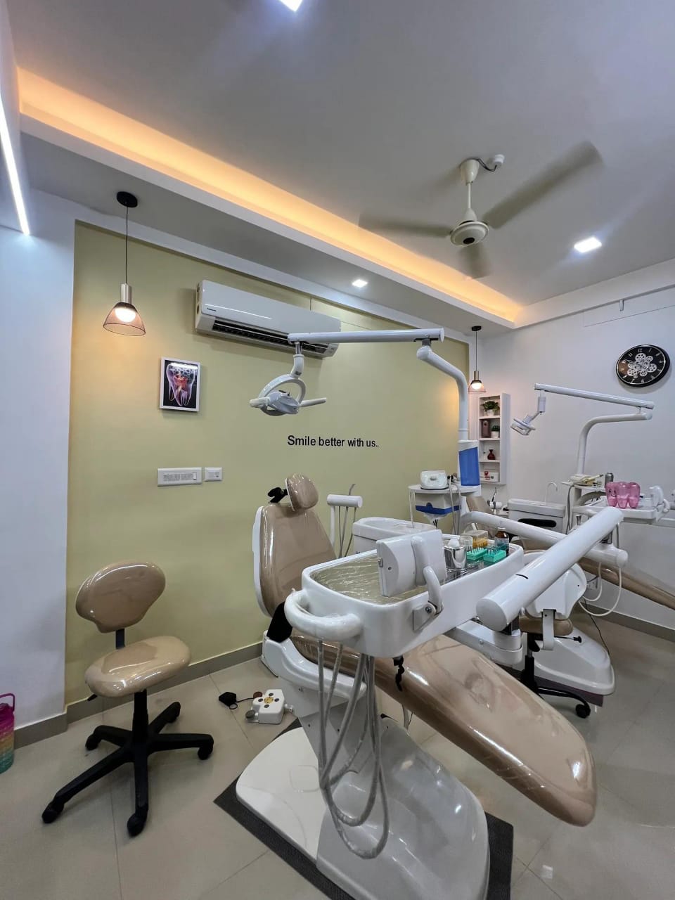 Modern dental treatment room at Dr. CP'S Dental Care, Tirur
